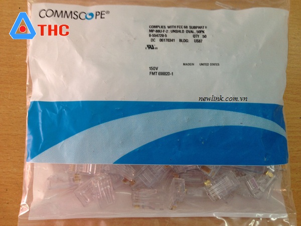 Hạt mạng commscope RJ45 Cat6